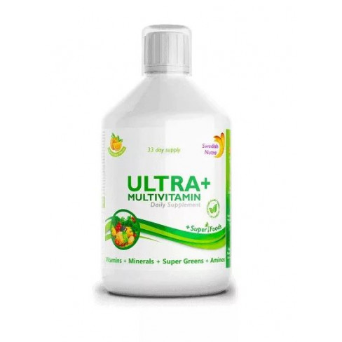 Swedish nutra ultra+ folyékony multivitamin 500ml